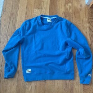 Tracksmith Bright Blue Crewneck Sweatshirt